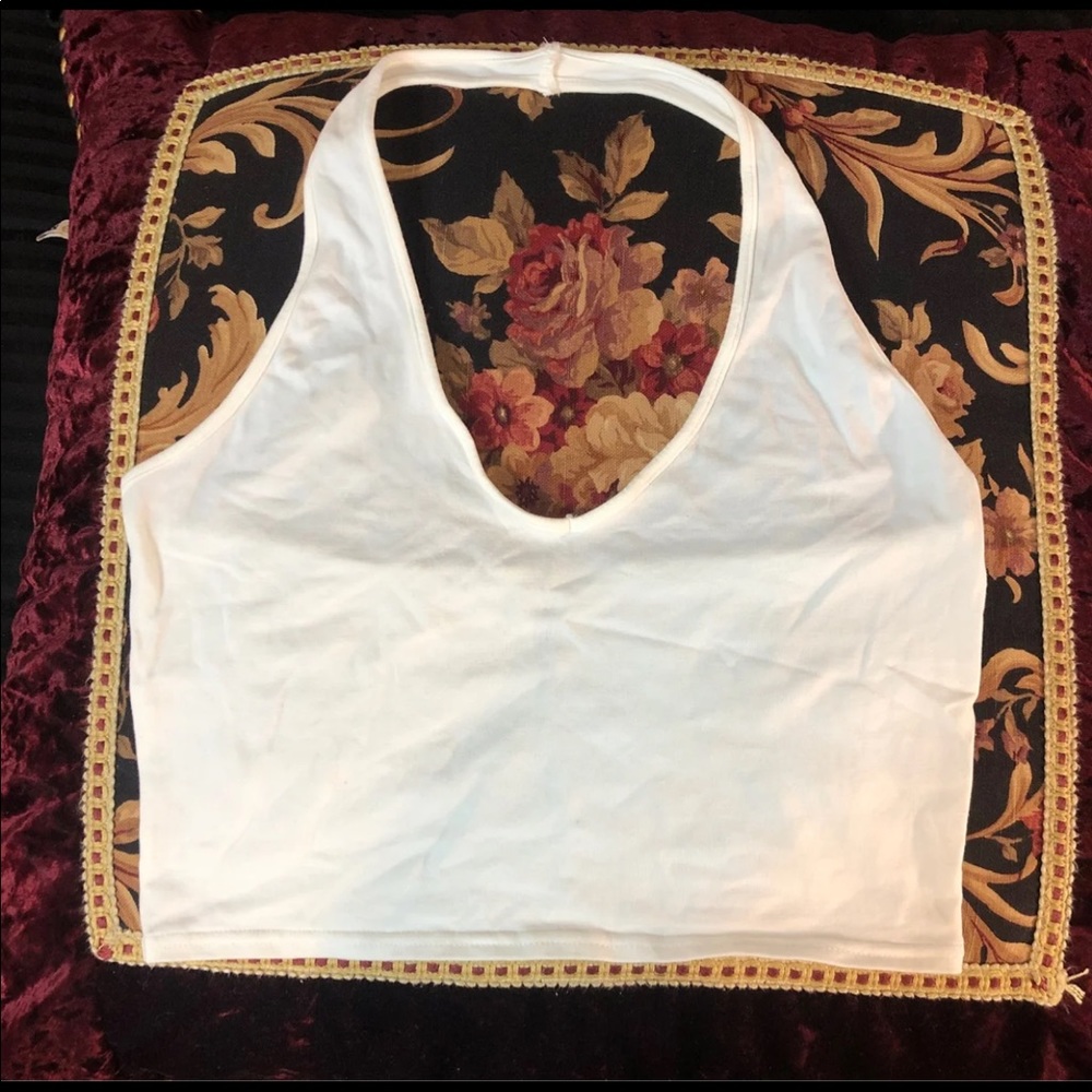 Express Women's Cropped Halter Top